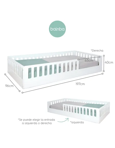 Habitación para hermanos Montessori | Cama Montessori Creta