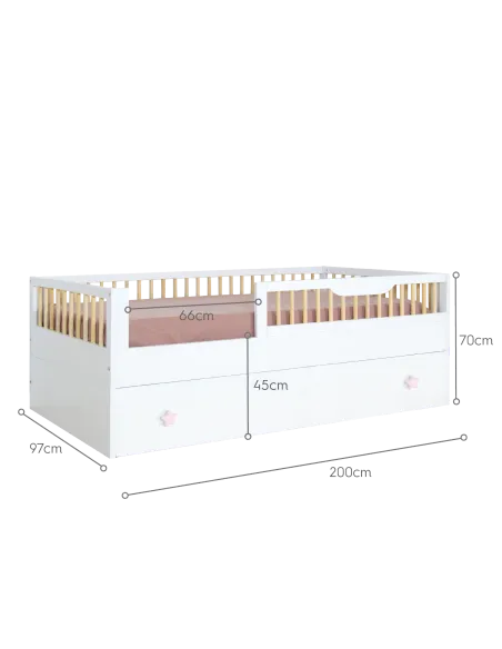 Dormitorio completo Sofía evolutivo | Pack promoción