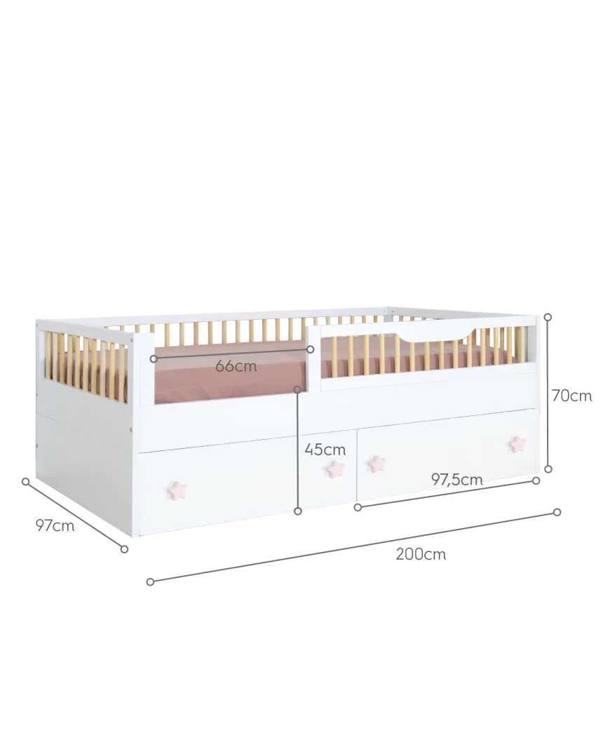 Dormitorio completo Sofía evolutivo | Pack promoción