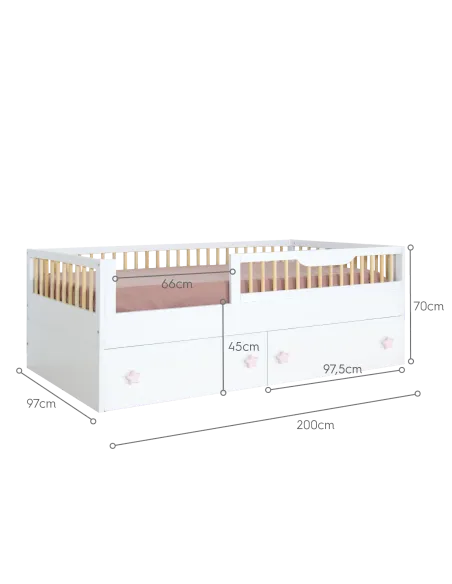 Dormitorio completo Sofía evolutivo | Pack promoción