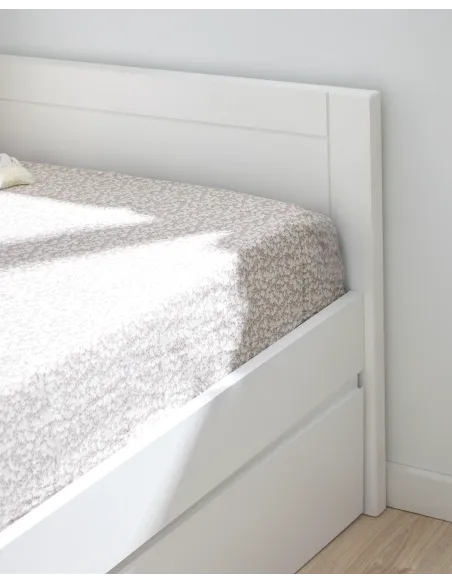 Cama nido Lineal con escritorio y librería / Envío Gratis