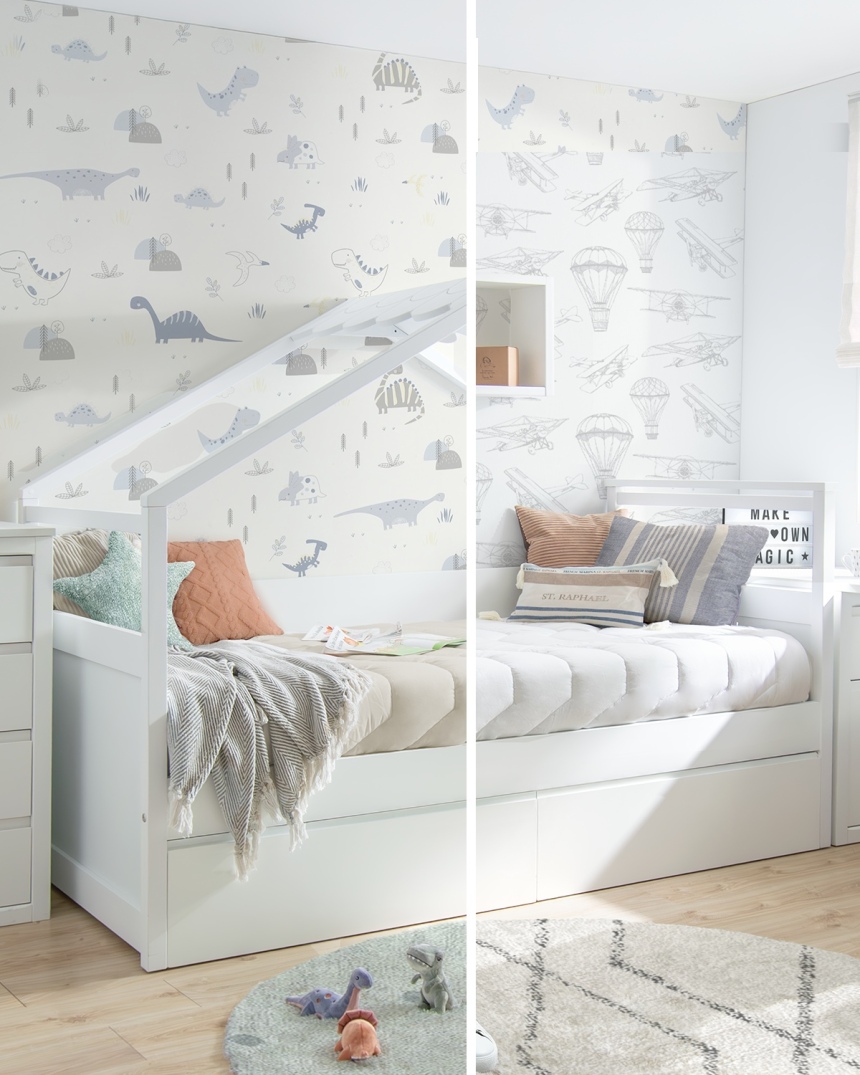 Dormitorio cama nido casita | Pack completo