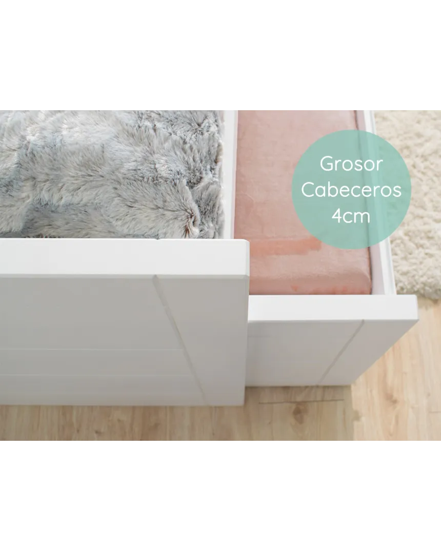 Habitación para hermanos con cama y zona de estudio doble / Promo