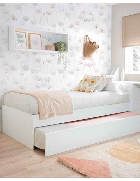 Dormitorio con cama nido y arcón a medida | Promoción pack