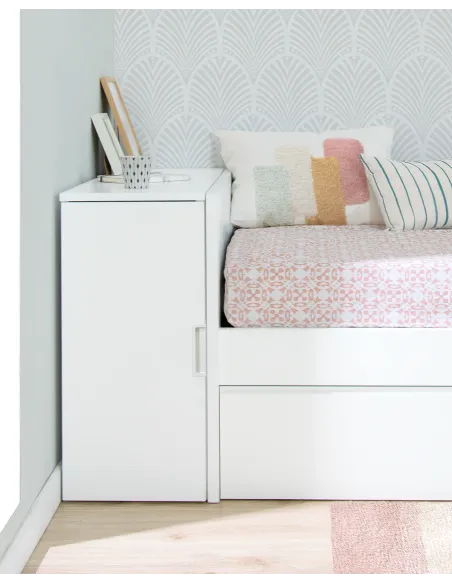 Dormitorio con cama nido y arcón a medida | Promoción pack