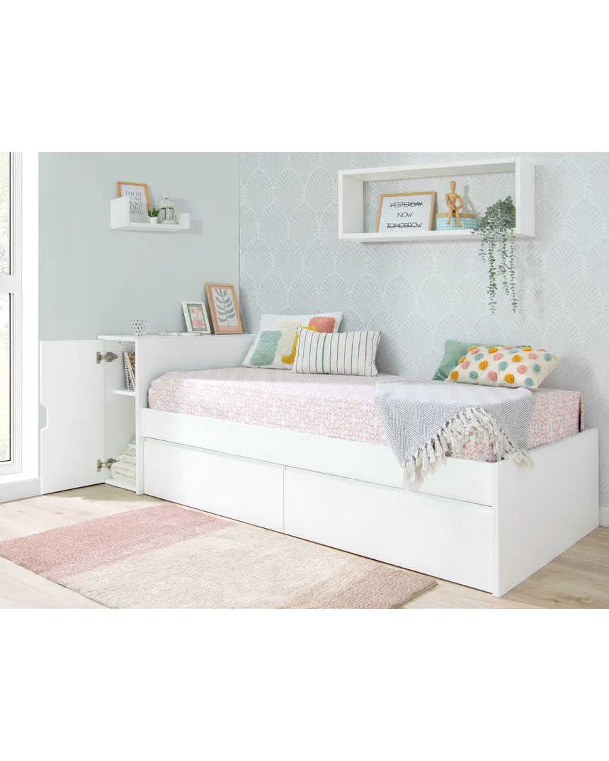 Dormitorio con cama nido y arcón a medida | Promoción pack