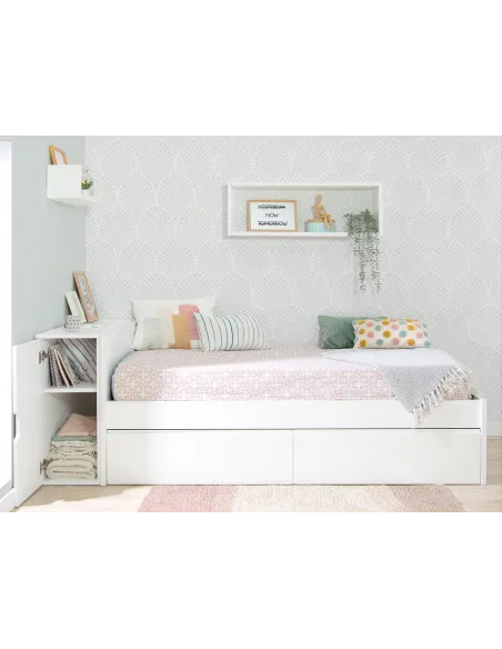 Dormitorio con cama nido y arcón a medida | Promoción pack