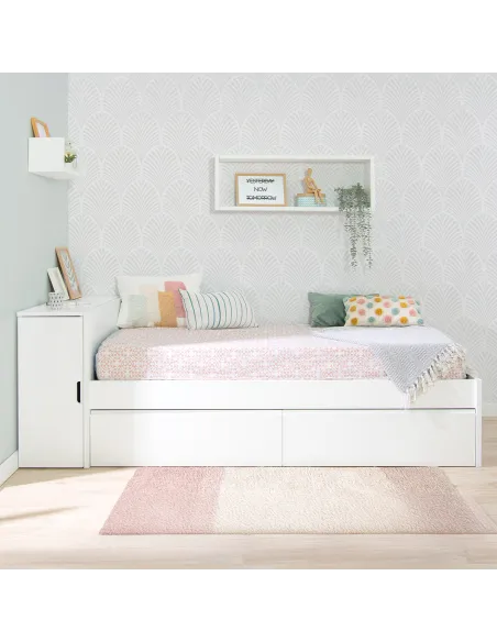 Dormitorio con cama nido y arcón a medida | Promoción pack