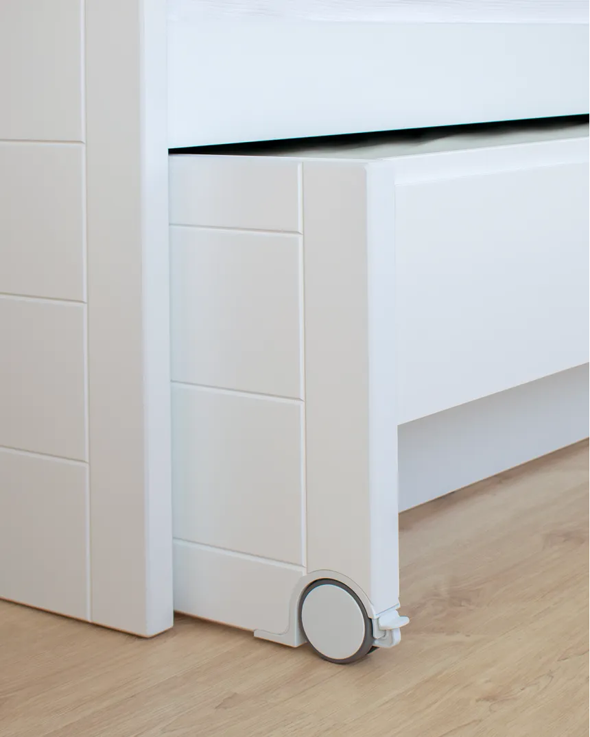 Cama nido con cajones blanca Compacta - ¡Envío gratuito!