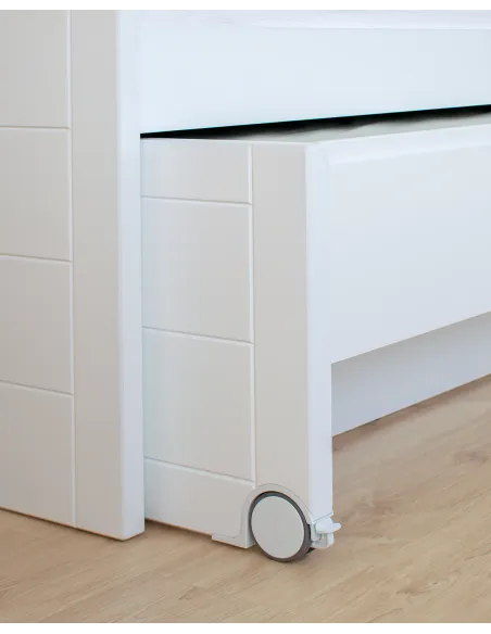 Cama nido con cajones blanca Compacta - ¡Envío gratuito!