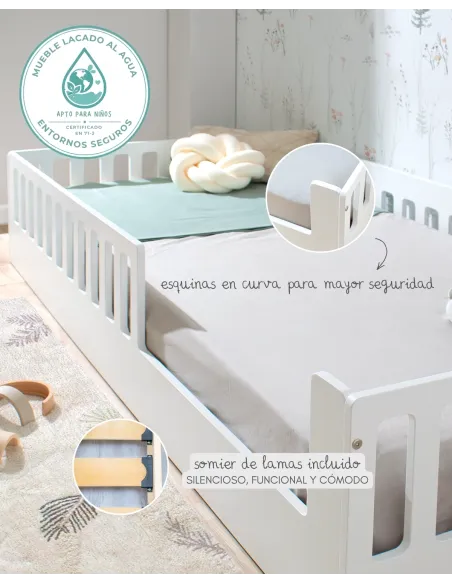 Cama montessori Barrotes Creta - Envío Gratis 72h