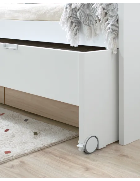Cama compacta juvenil Forma en abedul | Entrega inmediata