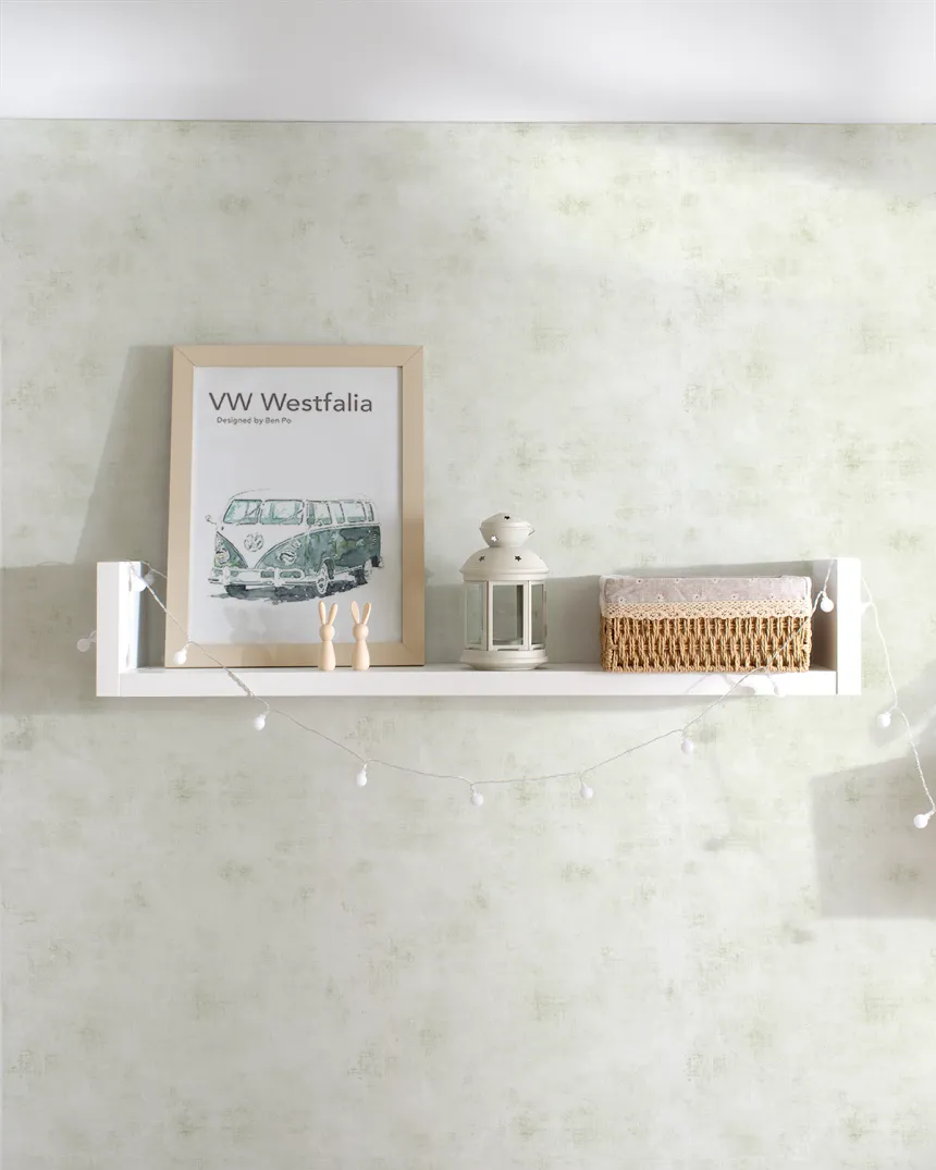 Estante de pared blanco laminado | Colección Forma