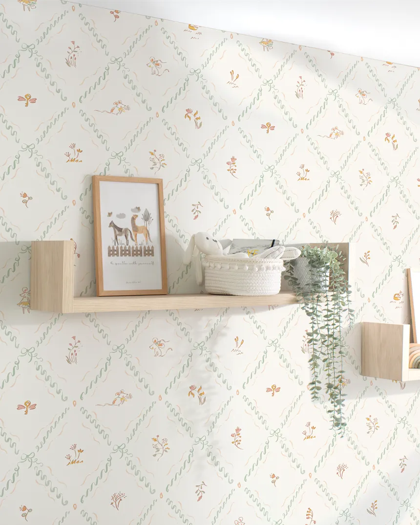 Estante de pared abedul laminado | Colección Forma 2