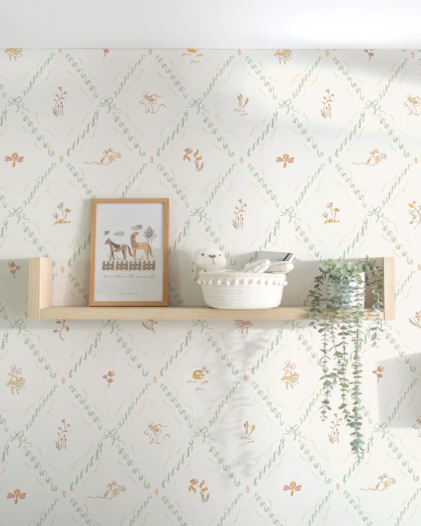 Estante de pared abedul laminado | Colección Forma