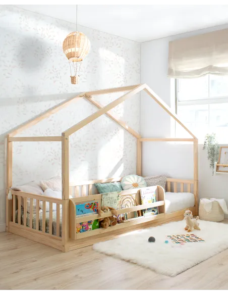 Cama Montessori evolutiva cabaña | Camas casita evolutivas