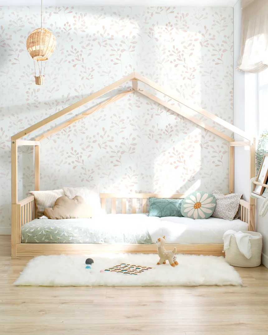 Cama Montessori evolutiva cabaña | Camas casita evolutivas
