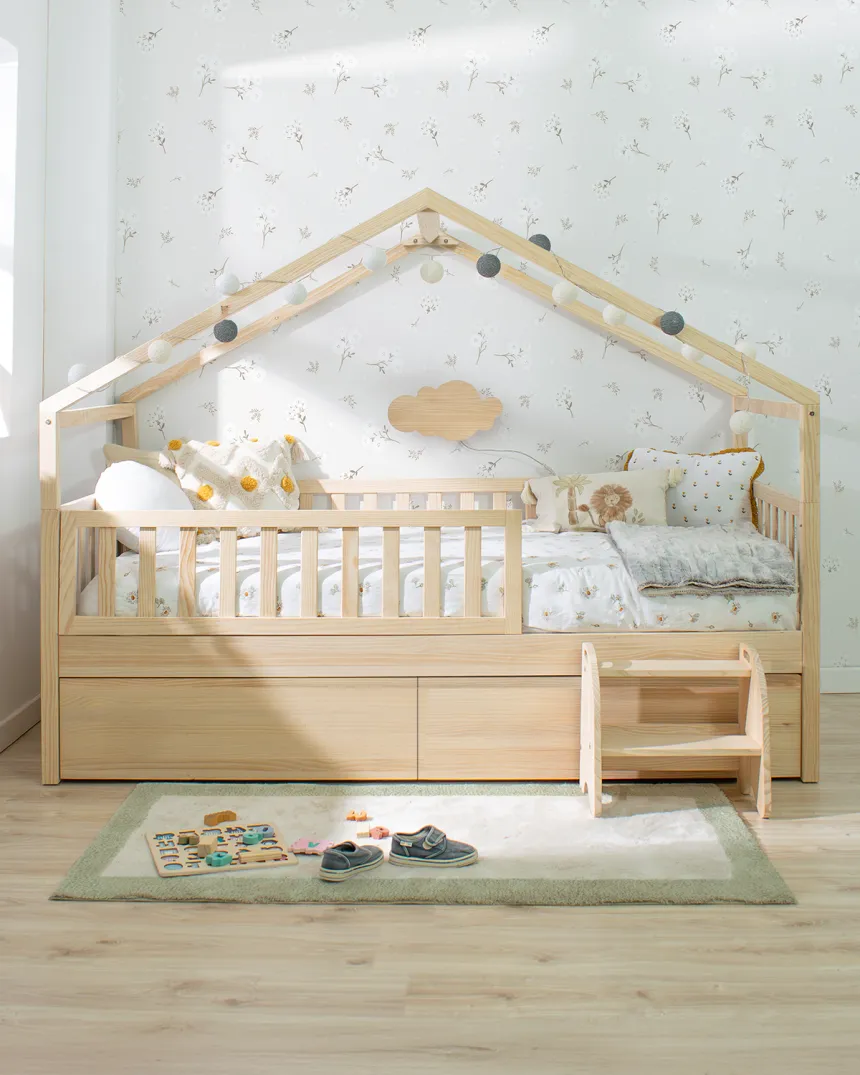 Cama infantil con cajones Evolutiva - Cabaña