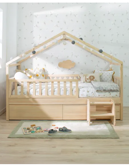 Cama infantil con cajones Evolutiva - Cabaña