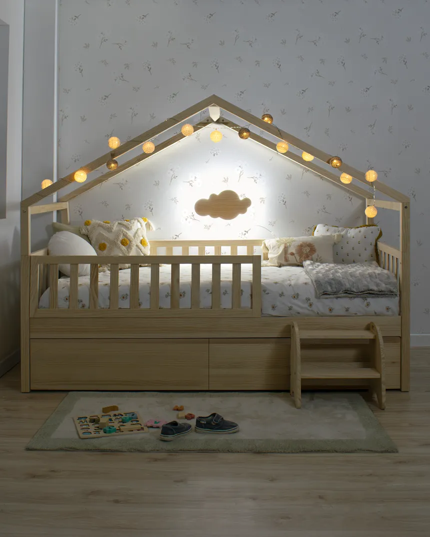 Cama infantil con cajones Evolutiva - Cabaña 2