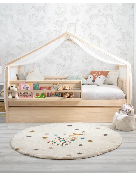 Cama nido cabaña evolutiva y con librería | Novedades