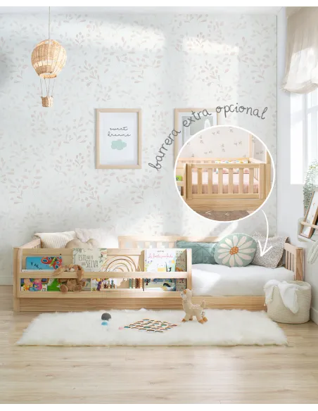 Cama Montessori evolutiva cabaña | Camas casita evolutivas