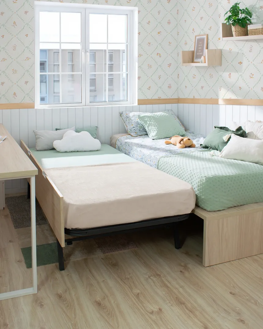 Cama nido juvenil Tatami en abedul | Entrega inmediata
