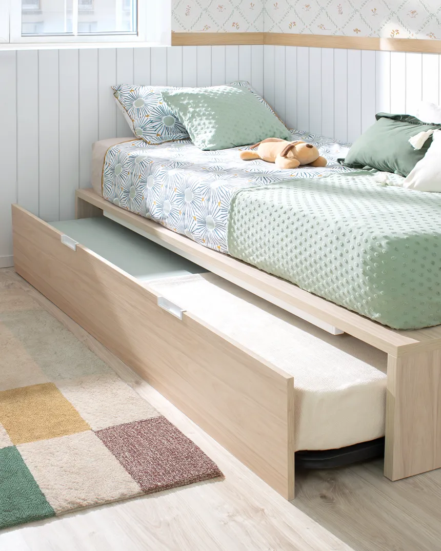 Cama nido juvenil Tatami en abedul | Entrega inmediata