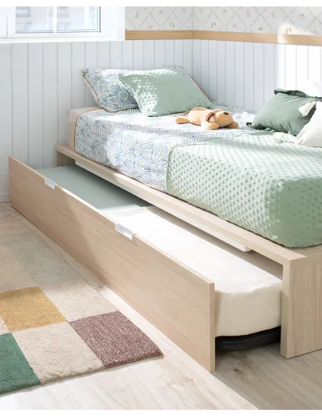 Cama nido juvenil Tatami en abedul | Entrega inmediata