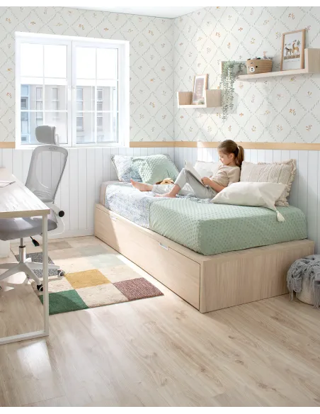 Cama nido juvenil Tatami en abedul | Entrega inmediata