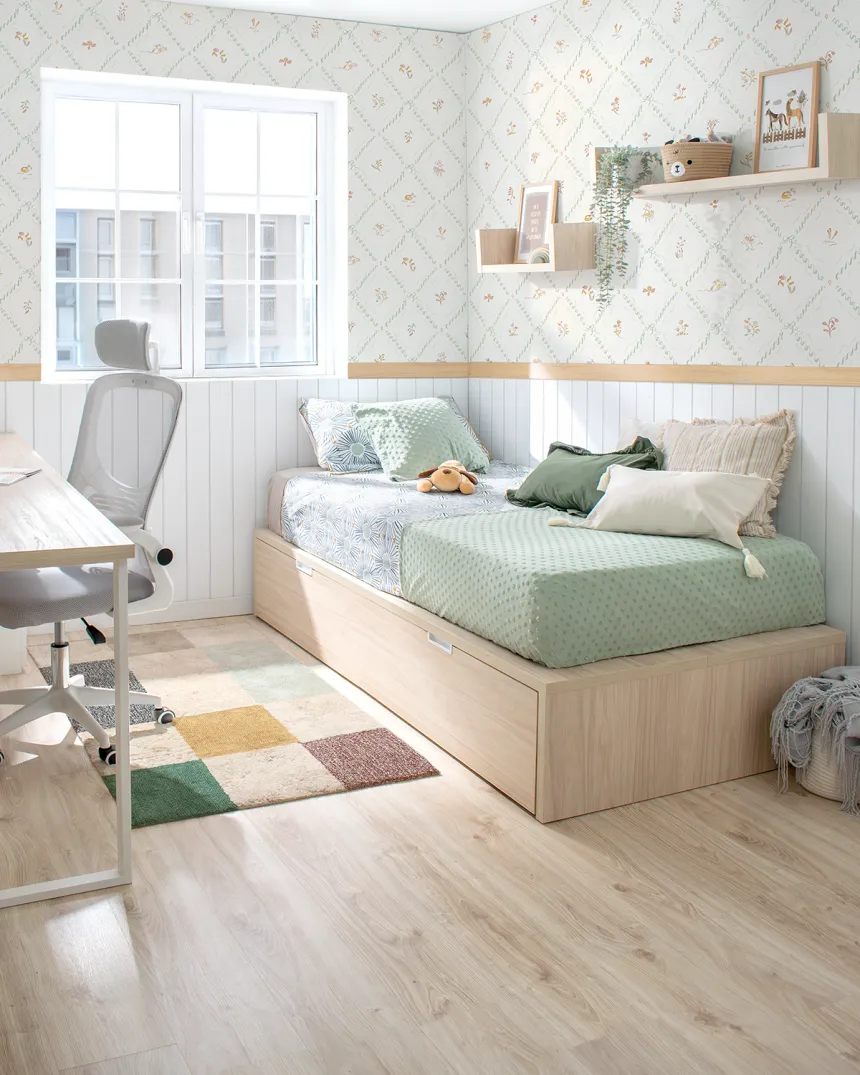 Cama nido juvenil Tatami en abedul | Entrega inmediata