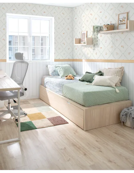 Cama nido juvenil Tatami en abedul | Entrega inmediata