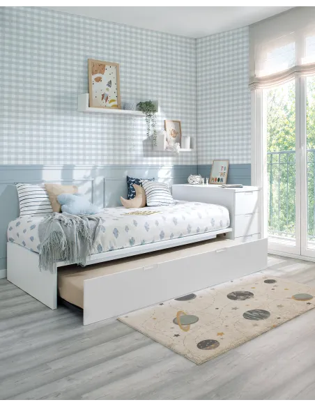 Cama nido juvenil Tatami Forma blanco laminado