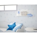 Dormitorio Montessori Nube detalle estantería nube 