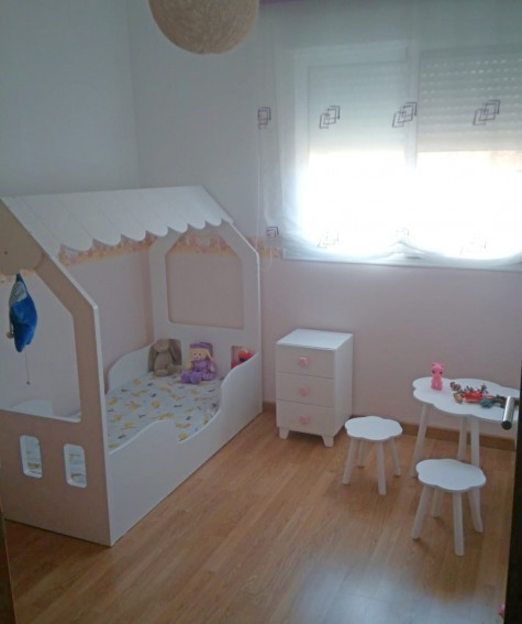 Dormitorio infantil Cama Casita Montessori