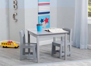 Mesa y sillas infantiles Grey