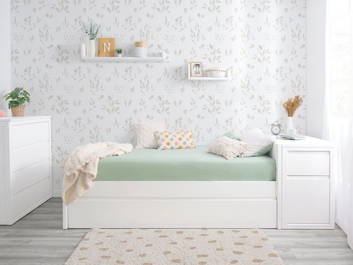 IMAGEN CAMA NIDO LINEAL PIECERO BAJO