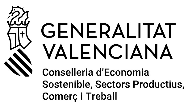 Generalitat Valenciana - Conselleria d'Economia Sostenible Sectors Productius, Comerç i treball 